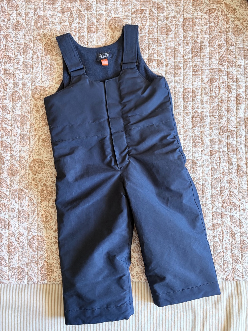 The Children's Place Navy Kids Snow Bib Overalls - 2T